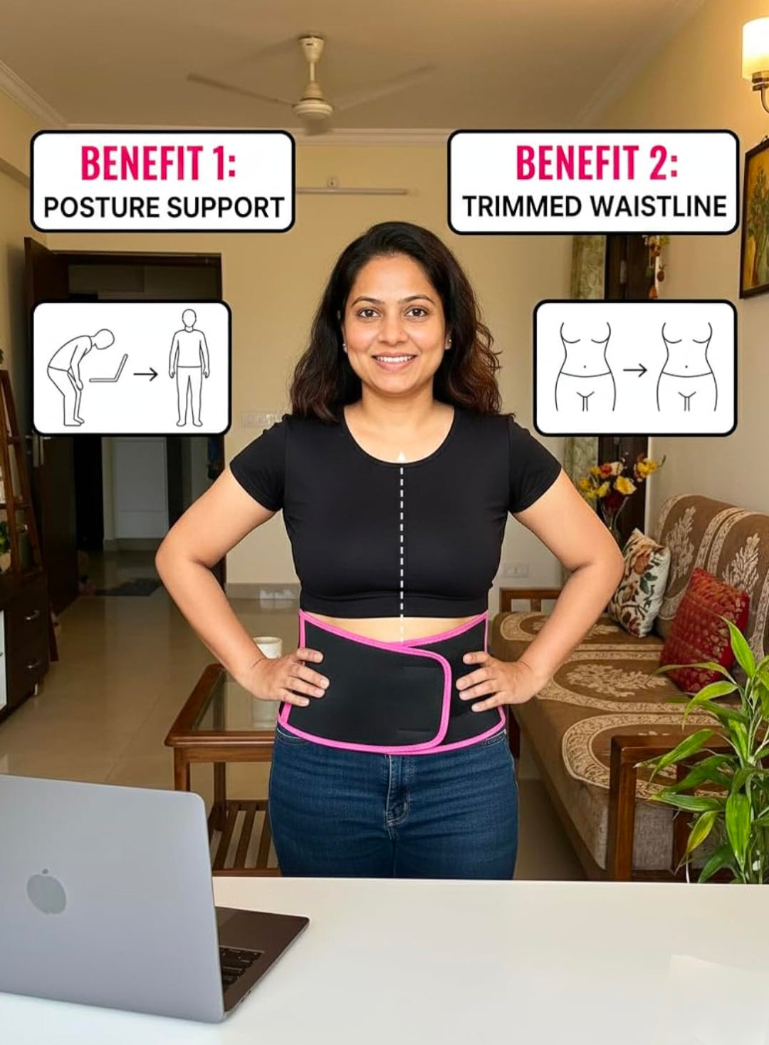 Adjustable Waist Trimmer Belt
